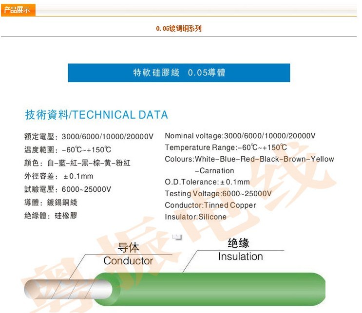 供应硅胶线 硅胶电线 0.0…